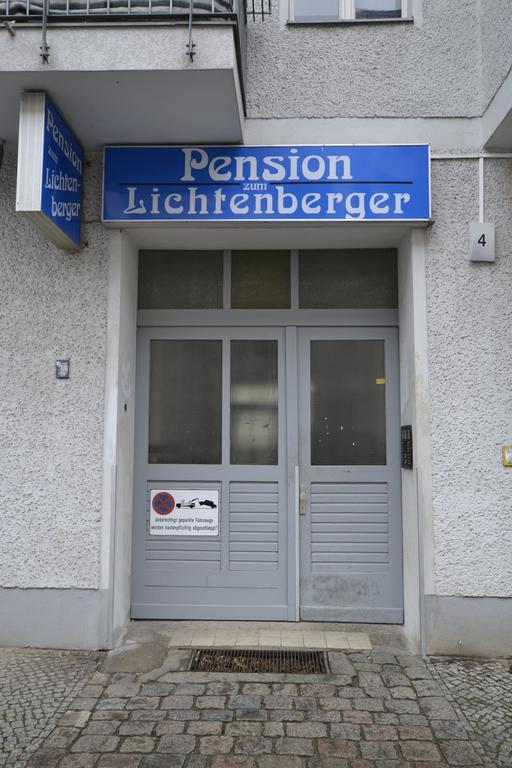 Pension Zum Lichtenberger Berlin Ngoại thất bức ảnh